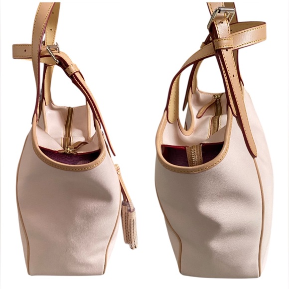 Dooney and Bourke Maddie saffiano leather shoulder bag-blush - Picture 3 of 8